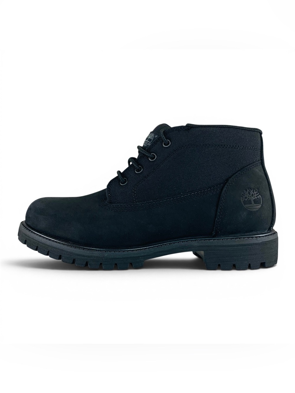 Timberland Heritage Mid Chukka Boot Black Nubuck Men's Boots Shoes TB0A431HW05